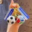 2026 Megamo World Cup Móc Khóa Đồ Trang Trí Bóng Đá Mini Hercules Cốc Treo Quà Lưu Niệm Trang Sức Quà Tặng 5.29