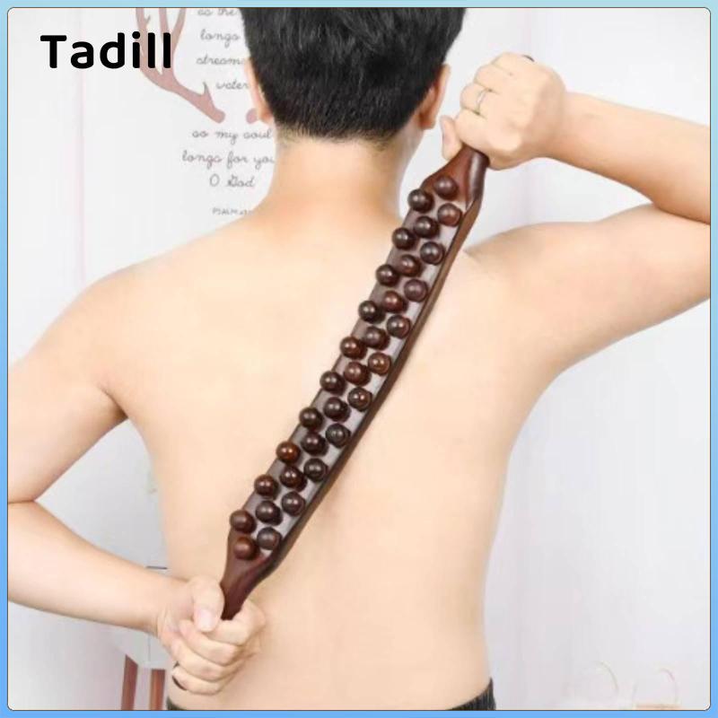 Con lăn massage chức năng kép Dụng cụ massage toàn thân bằng gỗ để thư giãn cơ bắp và chăm sóc sức khỏe