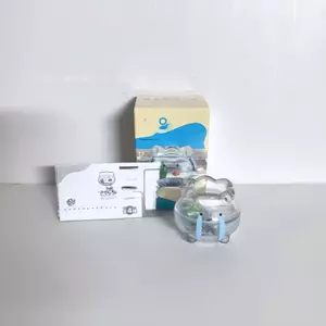 MỚI 1 Chiếc Để Bàn Trang Trí Mini Trong Suốt Cá Vàng Tank Jun Biểu Hiện Mù Hộp Kawaii Mini Hình Quà Tặng Bất Ngờ SKY