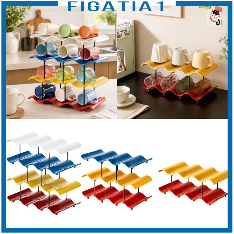 Cốc Cốc Cốc Có Thể Xếp Chồng Chai Lưu Trữ Thiết Kế Sóng Cho Nhà Bếp Tủ Lạnh Hộp Đựng Cocktail