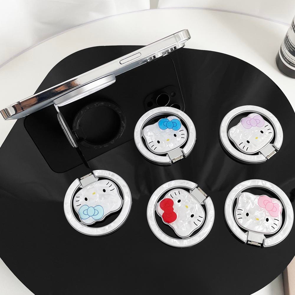 Popsocket Cat Pattern Magnet Giá đỡ điện thoại có thể gập lại cho điện thoại nam châm