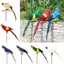 Mô hình chim nhân tạo PWSEND, 25cm / 35cm / 45cm / 60cm Mô phỏng nhiều màu Vẹt, Đạo cụ chụp ảnh sáng tạo Vườn xốp Trang trí chim trang trí nhà cửa