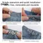 KUZHEN Nơ Eo Bule Quần Có Thể Tháo Rời Kẹp Quần Jeans Nút Snaps Có Thể Điều Chỉnh Không May Dây Thắt Lưng Thắt Lưng Quần Áo Phụ Kiện HOT