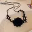 KUZHEN Gothic Gai Đỏ Hoa Hồng Choker Nelace Retro Hoa Có Thể Điều Chỉnh Dây Cổ Nelace Cho Halloween Cosplay Đảng Phụ Kiện HOT