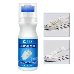 Trắng Giày Sneaker Cleaner 100ml Foam No-Wash Polisher Giày Trắng Đánh Bóng Cho Da Vải Lưới jiwvn