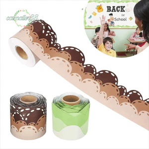 Nhãn dán viền áp phích CATMALLER88, Nhãn dán trang trí viền DIY 10m / cuộn, Nhãn dán viền viền tự dính cho trang trí bảng đen lớp học văn phòng