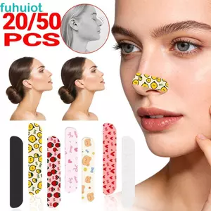 FUHUIOT 20 / 50 dải định hình mũi 16D, nâng mũi thoáng khí, hỗ trợ chỉnh dáng, giảm béo, phim hoạt hình
