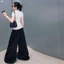 Áo thun ngắn tay mỏng màu trắng cho bé gái Mùa hè Phong cách mới Thời trang trẻ em Tất cả-