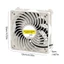 Quạt máy tính bằng nhựa trắng BTM 1225 12cm có hai vòng bi để định tuyến và thông gió Modem hiệu quả