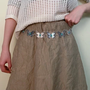 Bohemian Phong Cách Dân Tộc Bướm Dây Xích Nữ Retro Độc Đáo Eo Thiết Kế Niche Phù Hợp Với