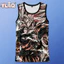 Dragon Ball Z Goku Vegeta 3D In Hình Nam Tank Top, Áo Vest Thể Thao Không Tay Mềm Thoáng Khí