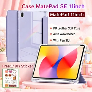 Ốp điện thoại Huawei MatePad SE 11 inch có khe cắm bút Vỏ bảo vệ từ tính Huawei MatePad 11 inch có mặt sau trong suốt Vỏ MatePad SE