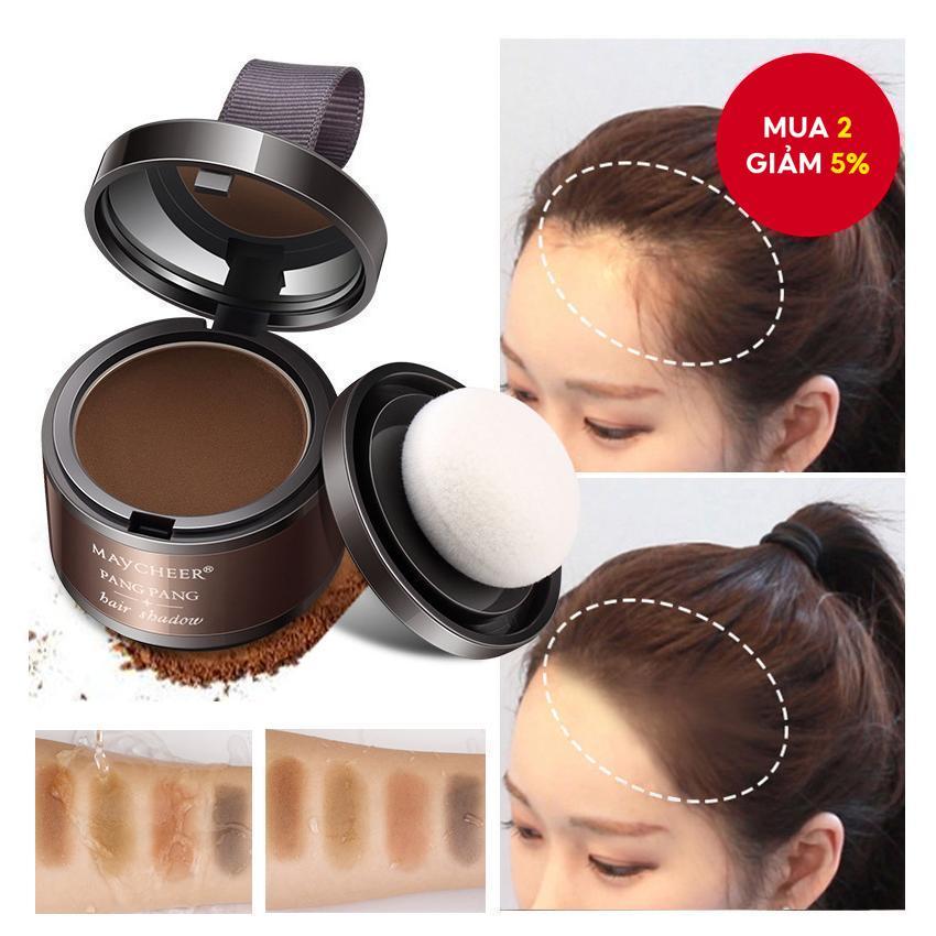Lấp đầy, che & đường viền! Bột làm tóc chống thấm nước, Trang điểm đa năng để che phủ tóc thô & màu xám