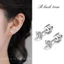 2026 Phong Cách Mới Cao Cấp Ánh Sáng Sang Trọng Bông Tai Zircon Hợp Kim Niche Thiết Kế Bông Tai Nữ