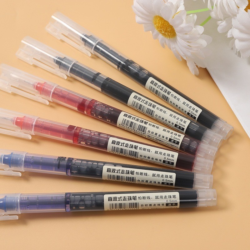 [Mua 10 Tặng 10] Combo 20 Bút Gel Ngòi 0.5mm Mực Đen Khô Nhanh Không Lem Bút Bi Nước Dung Lượng Cao Học Sinh Văn Phòng