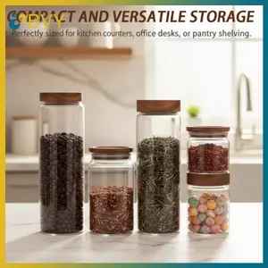 BVY Cà Phê Đậu Hộp Bảo Quản Ống Hiển Thị Ra Chai Trà Thủy Tinh Liều Đơn Espresso Phụ Kiện Coffeware Bộ Dụng Cụ Barista Quà Tặng.