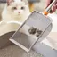 Luckyew Thép không gỉ Lưới mịn Cat Litter Scoop Dễ dàng làm sạch Xẻng chống dính cho bò sát Cát hiệu quả Bền bỉ Muỗng xả TQ