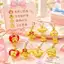 Peekaboo Vòng Cổ Cát Vàng Mèo Chó Cô Gái Trái Tim Hoạt Hình Dễ Thương Mặt Dây Chuyền Vòng Cổ DIY Phụ Kiện
