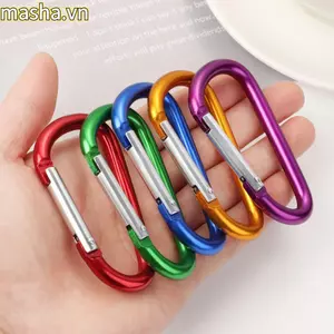 Khóa móc khóa Thiết bị thể thao ngoài trời Hợp kim Carabiner