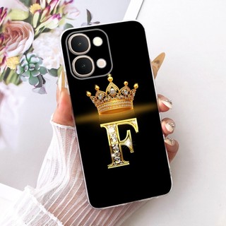 Dành Cho Vivo Y31d 4G Ốp Lưng V2543 Vương Miện Dễ Thương Chữ Silicon Mềm Bao Cặp Đôi Ốp Điện Thoại Cho Vivo Y51 Pro Y500i IQOO Z11x 5G Vỏ