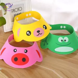 HFTOY Có Thể Điều Chỉnh Mũ Tắm Cho Bé Tập Đi Dầu Gội Trẻ Em Tắm Mũ Tắm Rửa ~