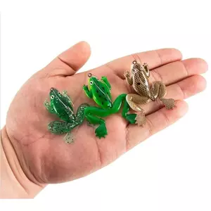 1 Chiếc Cao Su Ếch Cao Su 6cm / 5.2g Mồi Câu Cá Mềm CrankBait Giải Quyết Ếch Mồi Silicon Nhân Tạo