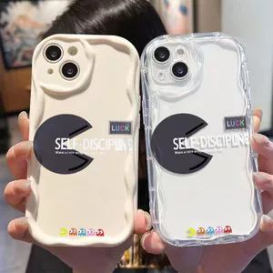 Ốp Lưng Cho OPPO Reno 15 14 13 12 11 10 Pro 8 6 15F 14F 13F 8Z 7Z 6Z A6X A3X A5i A17K A16K A16E A15S A12E Kem gợn Sóng Cong Cạnh Họa Tiết Sáng Tạo Thiết Kế NYK359