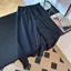 Fungus Edge Stitching Ice Silk Quần dài đến mắt cá chân dài khô nhanh, mùa hè mỏng cao che phủ đáy sâu hơn Nhìn thẳng thường ngày