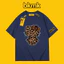 Áo thun bkmk nam thích hợp hoạt hình in hàng đầu dáng rộng hợp thời trang cotton nguyên chất côn đồ phong cách đẹp trai mùa hè tay ngắn 0609