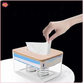 N & X 2 Chiếc Hộp Đựng Khăn Giấy Hỗ Trợ Lò Xo Tự Động Nâng Giá Đỡ Khăn Giấy Lò Xo Dễ Dàng Pi Lên Hộp Đựng Khăn Giấy Phù Hợp Với 90% Hộp.