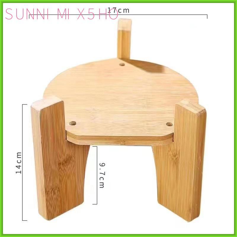 Đế đựng đồ uống bằng gỗ Đồ trang trí di động Bình thủy tinh Đế tròn cho sự kiện Đám cưới Nhà hàng Dã ngoại Thanh