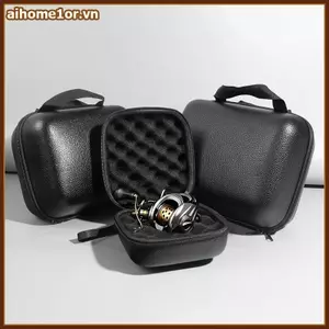 AIHOM Quay Túi Câu Cá PU Bao Da Câu Cá Túi Shoproof Chống Thấm Nước Câu Chuyện Bảo Quản,