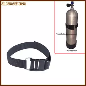 AIHOM Dây đeo bình lặn có thể điều chỉnh với 2 miếng đệm chống trượt cho xi lanh an toàn để lặn,