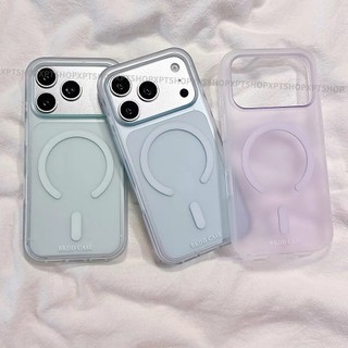 Ốp điện thoại Acrylic sương mù băng từ tính cho iPhone 17 Pro Max 16 15 Pro Max Vỏ bảo vệ chống sốc