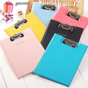 Thư mục tập tin GAVESTO, Clipboard màu A4 / A5, Da PU gấp đa chức năng dành cho học sinh Văn phòng trường học