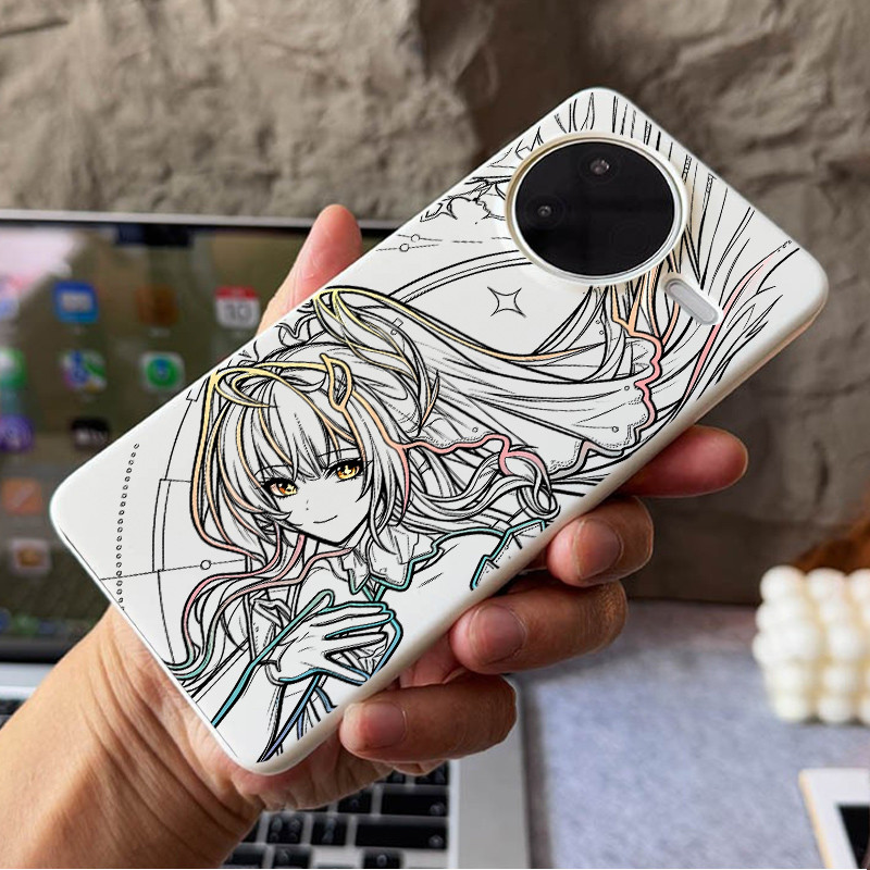 Dành Cho POCO X8 Pro X7 X6 F8 F7 Redmi Turbo 5 Max Turbo 4 Pro “Aemeath ” Ốp Điện Thoại Cứng Micro Matte / K90 K80 K70 15T Chống Dấu Vân Tay Kẹp Bọc Vỏ POCO Chống Sốc / Redmi Cover