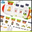 Bảng chữ cái Phonics Trò chơi học tập cho trẻ mới biết đi 2-8, Thẻ Flash nói chuyện cho bệnh tự kỷ, Đồ chơi Montessori với 110 từ nhìn thấy