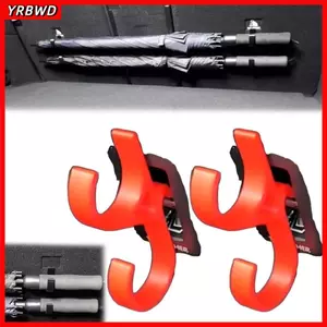 YRBWD 2 Chiếc Ô Ô Ô Tô Móc, Không Khoan Dọc Treo Ô Ô Ô Tô Giá Đỡ, Móc Đơn / Đôi Chống Nhạt Ô Ô Ô Ô Tô Lưu Trữ MócClip Phụ Kiện Ô Tô