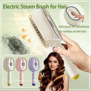 Bàn chải tóc có vòi phun nước Máy duỗi lược cầm tay có vòi phun Lược hơi nước điện để làm tóc Du lịch ewoekvn
