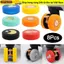 SNUGHOUSE Vali Bảo Vệ Bánh Xe, Vỏ Bảo Vệ Bánh Xe Hành Lý Silicon Chống Trơn Trượt, Giảm Mài Mòn Bánh Xe Giảm Tiếng Ồn Chống Sốc Xe Đẩy Hộp Bánh Bao