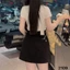Chân Váy Kaki Jean Nữ Bigsize Thêu Thỏ Form A Lưng Cao Có Quần Trong Bảo Hộ MS2109