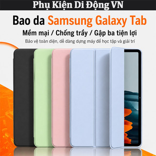 Bao da Samsung Galaxy Tab gập chống sốc siêu mỏng nhẹ bảo vệ toàn diện cho A9 A11 S7 S8 S9 S10 S11 FE S7+ S8+ S9+ S10+