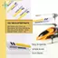 Bộ phụ tùng thay thế đầy đủ cho máy bay trực thăng RC S107, Lưỡi dao chính, Trục chính, Trang trí đuôi, Đạo cụ đuôi,, Bộ bánh răng, Kết nối khóa-Bộ vàng-A