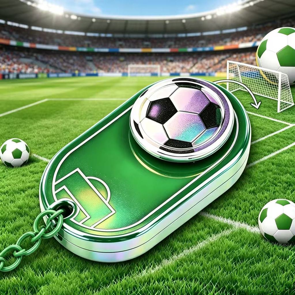 2026 Bóng Đá Zhuanzhuanle World Cup edc Đẩy Thẻ Đồ Chơi Xe Chìa Khóa Khóa Đồ Chơi Giải Nén Văn Phòng 6.15 KCJ2