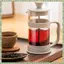 Máy pha cà phê ép kiểu Pháp 12 Oz, Máy pha trà ép thủy tinh Borosilicate Cà phê pha lạnh và nóng