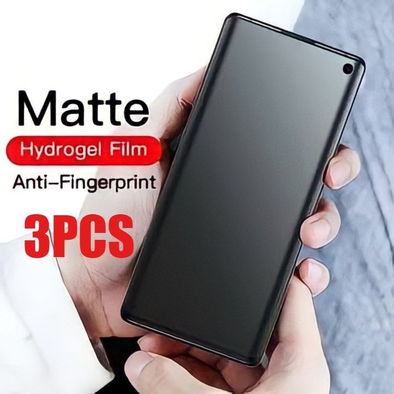 3 Miếng Dán Bảo Vệ Màn Hình Phía Trước Chống Gián Điệp Riêng Tư Cho Samsung Galaxy A07 A17 A24 A27 A34 A35 A36 A37 A54 A55 A56 Chống Ánh Sáng Xanh Siêu HD Phim Hydrogel Mềm Mờ Mờ Phim Mềm
