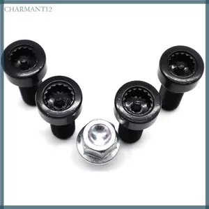 Char 36136786419 36131180882 36136764057 801700201 Bộ bu lông bánh xe mạ crôm M12x1 5 cho xe 325 328I 525I 528I