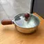 Nồi Sữa Inox Nhíp Có Tay Cầm Bằng Gỗ, Nồi Nấu Nhỏ Gọn, Thích Hợp Để Chiên Trứng Và Làm Nóng Sữa. Làm bằng thép không gỉ S VN
