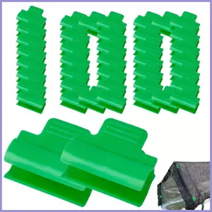 Kẹp làm vườn 100 mảnh Giá đỡ hạng nặng Chốt làm vườn cho nhà kính Lều hồ bơi trong nhà ngoài trời mueadsyvn