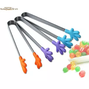 TRTR Silicone Inox Nấu Ăn Nhà Bếp Đá Thực Phẩm BBQ Salad Tay Kẹp VN
